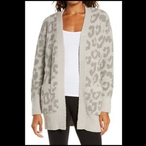 Barefoot Dreams CozyChic Leopard Cardigan